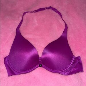 Victoria's Secret Vibrant Purple Satin Bra